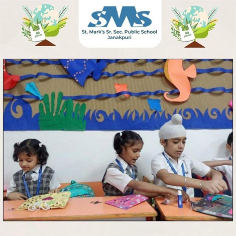 St. Marks Sr. Sec. Public School, Janakpuri - World Plastic Bag Day : Click to Enlarge