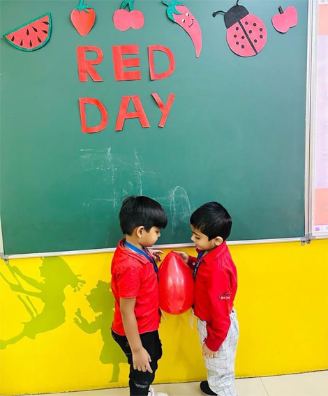 St. Marks Sr. Sec. Public School, Janakpuri - Red Colour Day : Click to Enlarge