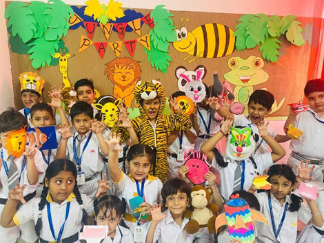 St. Marks Sr. Sec. Public School, Janakpuri - Classes 1 to 3 celebrated the International Tiger Day by engaging in various fun learning activities : Click to Enlarge