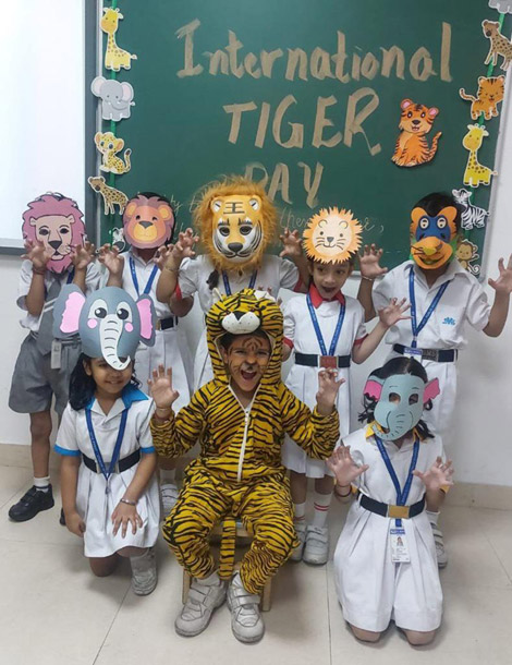 St. Marks Sr. Sec. Public School, Janakpuri - International Tiger Day : Click to Enlarge