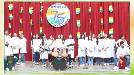 St.Marks Sr Sec Public School Janak Puri - 75th Republic Day was celebrated with great enthusiasm : Click to Enlarge