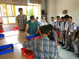 St. Mark's School, Janakpuri - Visit to NGO Muskan (Interact Club) : Click to Enlarge