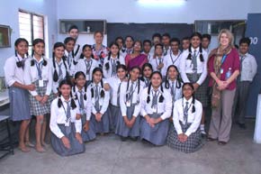 SMS Janakpuri - A visit from National Science Learning Centre, Bristol - UK to our school : Click to Enlarge