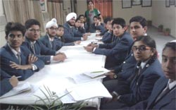 St. Mark's School, Janakpuri - Face to Faith Video-Conferencing : Click to Enlarge