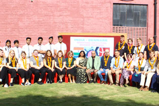 SMS Janakpuri - India - Denmark Educational and Cultural Exchange programme : Click to Enlarge