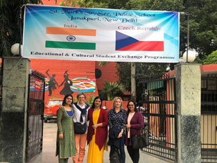 St. Mark's School, Janakpuri - India - Czech Republic Cultural Exchange Programme - Click to Enlarge