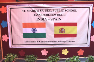 St. Mark's School, Janakpuri - India-Spain Exchange Programme - Click to Enlarge