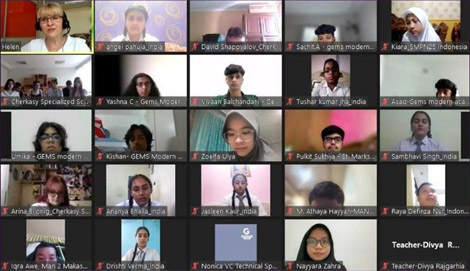 St. Marks Sr. Sec. Public School, Janakpuri - Generation Global Video Conference : Click to Enlarge