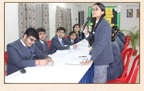 St.Marks Sr Sec Public School Janak Puri - A Video Conference on Civic Participation was organised by Generation Global with peers from Narayana High School, Odni (Telangana), and ASN Senior Secondary School, New Delhi : Click to Enlarge