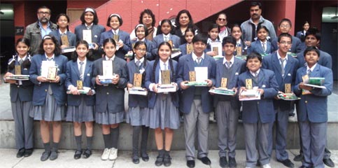 SMS Sr., Janakpuri - Inter School Competitions - Winners of Inter School On the Spot Painting Competition, Meera Bagh : Click to Enlarge