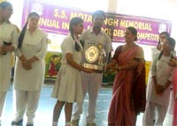 St. Mark's School, Janakpuri - Hattrick at one Go : Debate Competiton : Click to Enlarge