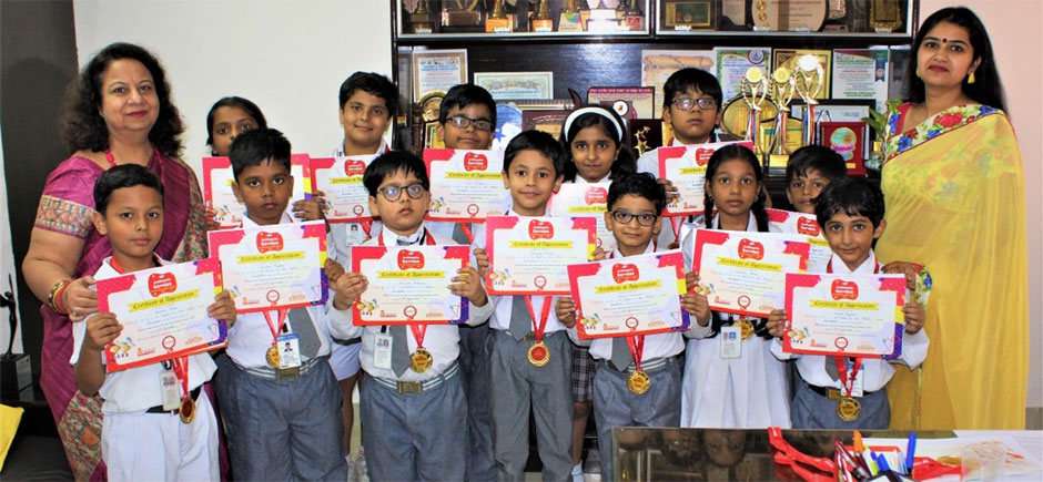 St. Mark's, Janakpuri - SIP Arithmetic Genius All India Inter-School Contest 2019 : Click to Enlarge