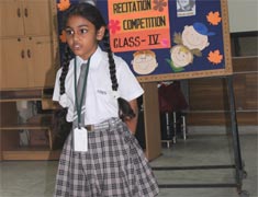 St. Mark's School, Janakpuri - English Recitation Competition for Class IV - Click to Enlarge