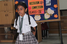 St. Mark's School, Janakpuri - Intra Class English Poetry Recitation Competition for Class V - Click to Enlarge