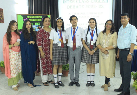 St. Marks Sr. Sec. Public School, Janakpuri - An Inter-Class English Debate Competition for Classes XI and XII : Click to Enlarge