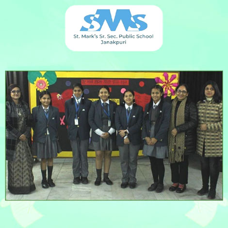 St. Marks Sr. Sec. Public School, Janakpuri - Hindi Poetry Recitation Competition for students of Classes VI to VIII : Click to Enlarge