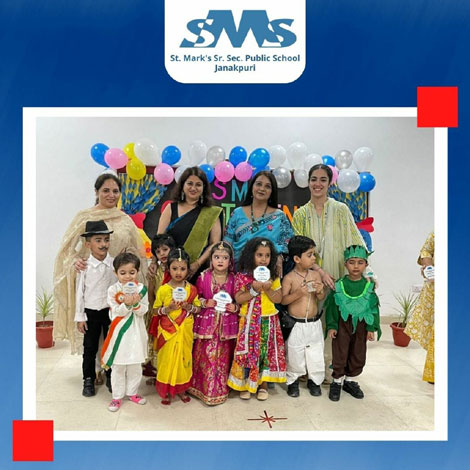 St. Marks Sr. Sec. Public School, Janakpuri - Talent Show for the tiny tots of KG : Click to Enlarge