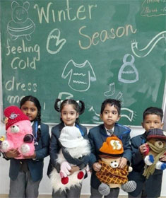St. Marks Sr. Sec. Public School, Janakpuri - Wonderful Winter Week Celebration by Class KG : Click to Enlarge