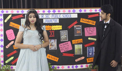St. Marks Sr. Sec. Public School, Janakpuri - Character Dramatization Competition for the students of Class XI : Click to Enlarge
