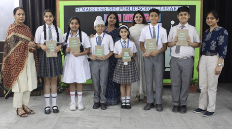 St. Marks Sr. Sec. Public School, Janakpuri - English Debate Competition for Classes VI to VIII : Click to Enlarge