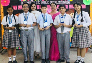 St. Marks Sr. Sec. Public School, Janakpuri - An Inter-Class English Poetry Recitation Competition was organised for Classes VI to VIII : Click to Enlarge