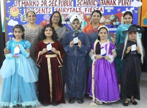 St. Marks Sr. Sec. Public School, Janakpuri - Students of Class 3 dazzled with their performances during an Inter-Section English Play Competition : Click to Enlarge