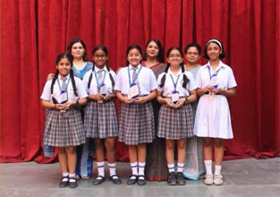 St. Marks Sr. Sec. Public School, Janakpuri - Hindi Poetry Recitation was organized for Classes VI to VIII : Click to Enlarge