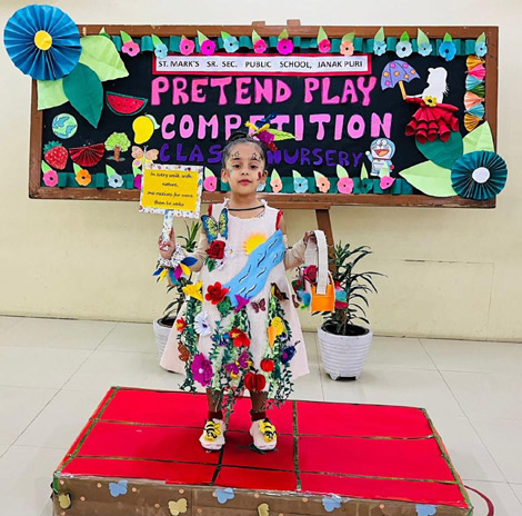 St. Marks Sr. Sec. Public School, Janakpuri - Pretend Play Competition for Class KG : Click to Enlarge