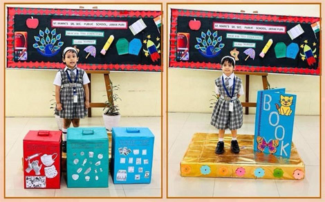 St. Marks Sr. Sec. Public School, Janakpuri - A 'Show and Tell' Competition was organised for the students of Class Nursery : Click to Enlarge