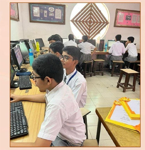 St. Marks Sr. Sec. Public School, Janakpuri - The Inter-Class Tech Fest, Tech Titans for Classes VI to X was organized from 18-20 October 2023 : Click to Enlarge