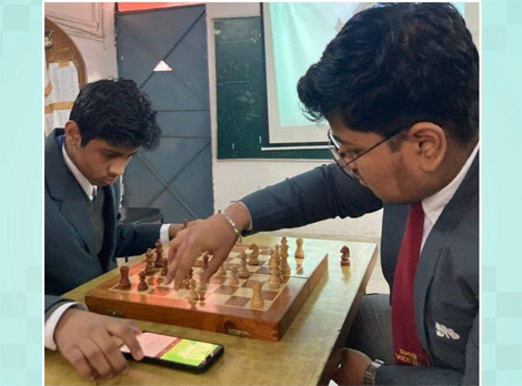 St. Marks Sr. Sec. Public School, Janakpuri - The Cyber Security Club of our School organised the MARKBLITZZ Chess Competition : Click to Enlarge