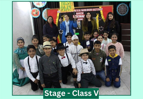 St.Marks Sr Sec Public School Janak Puri: An Inter-Section English Play Competition From Page to Stage, was organised for the students of Class V : Click to Enlarge