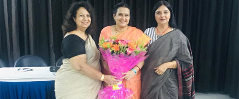 St. Mark's School, Janakpuri - Bidding Farewell to our loving Social Science Teacher Ms. G. Indiral - Click to Enlarge