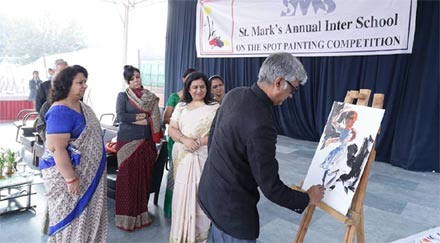 15th St. Mark’s Annual Inter School On The Spot Painting Competition - Workshop for Teachers : Click to Enlarge