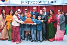St. Mark’s School, Janak Puri Sums Up Its Annual On The Spot Painting Competition : Click to Enlarge