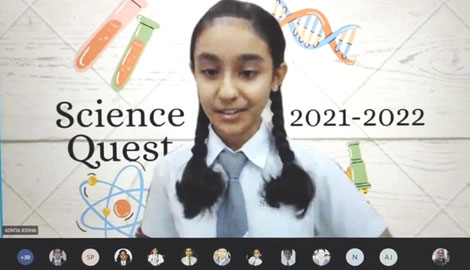 St. Mark's, Janakpuri - Science and Maths Quest 2021 : Click to Enlarge