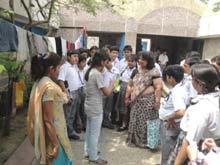 SMS, Janakpuri - Visit to SOS Village Bawana 20 July 2012 : Click to Enlarge
