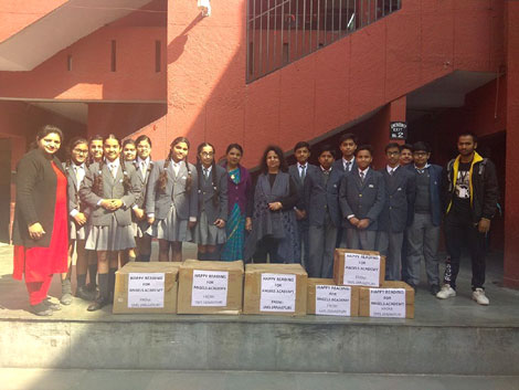 St. Mark's School, Janakpuri - Book Donation Drive to Angels Academy : Click to Enlarge