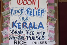 St. Mark's School, Janakpuri - Relief to Kerala Flood victims by NGO Goonj : Click to Enlarge