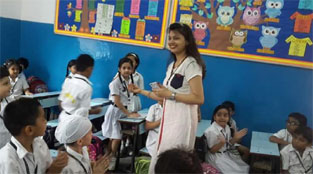 SMS, Janakpuri - Wonderful Wednesday for Class II : Click to Enlarge
