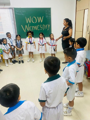 St. Mark's, Janakpuri - WOW WEDNESDAY for Classes Nursery and KG : Click to Enlarge