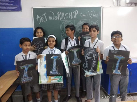 St. Mark's School, Janak Puri - Creative Art Workshop : Click to Enlarge
