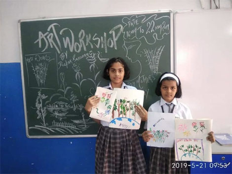 St. Mark's School, Janak Puri - Creative Art Workshop : Click to Enlarge