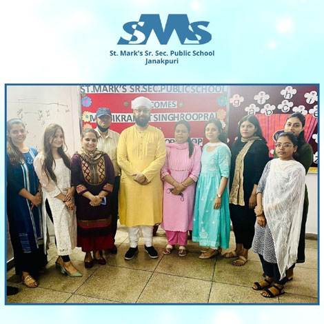 St. Mark's School, Janak Puri - A two-days Workshop was organised for the Social Science teachers for all the three branches of St. Marks School : Click to Enlarge