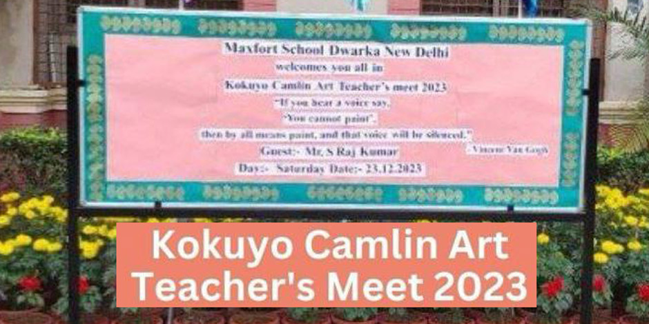 St. Mark's School, Janakpuri - Mr. Deepak Saxena and Ms. Varnika Maheshwari attended a workshop organised by Kokuyo Camlin : Click to Enlarge