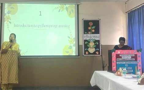 St. Mark's School, Janakpuri - Ms. Neetu Chawla (TGT Computer Science) from our school attended a Capacity Building Workshop on Basics of Python programming : Click to Enlarge