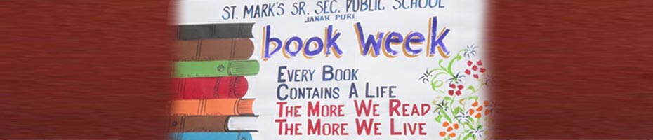 St. Mark's Sr. Sec. School, Janakpuri - Book Week - December 2014