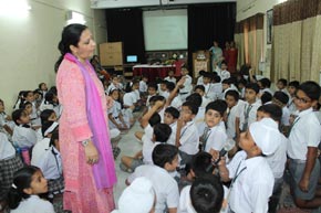 St. Mark's School, Janakpuri - Story Telling Session : Click to Enlarge