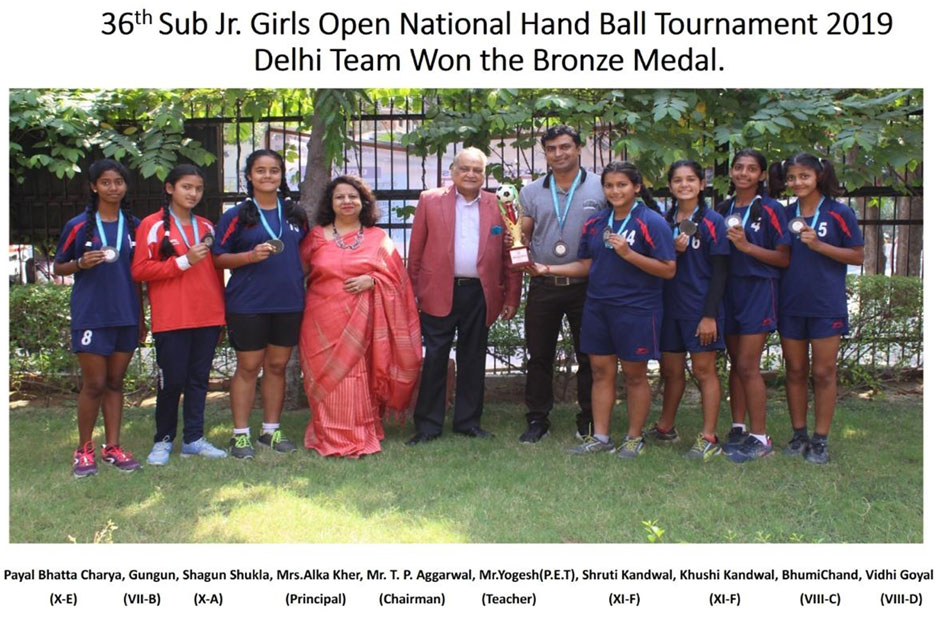 St. Mark's School, Janakpuri - 36th Sub Junior Girls Open National Handball Tournament  : Click to Enlarge