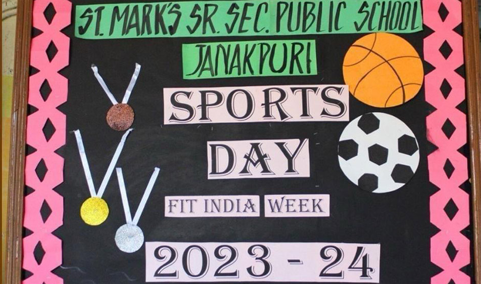 St. Marks Sr. Sec. Public School, Janakpuri - The Pre-Primary wing of our school celebrated Annual Sports Day with pomp and splendour : Click to Enlarge